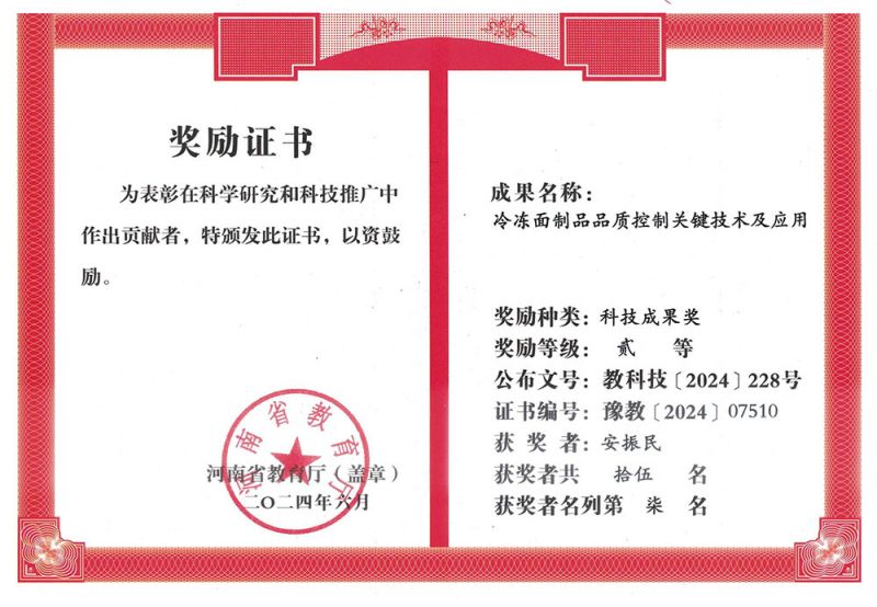 202406科技成果奖二等第七名（安振民）